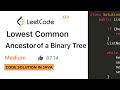 Lowest Common Ancestor of a Binary Tree | Code Solution in Java | LeetCode