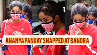 Exclusive : Ananya Pandey snapped at Anushka yoga, Bandra......