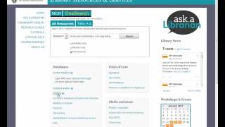 Saving and Retrieving Searches in CINAHL