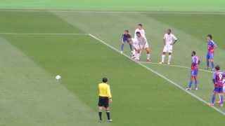 2013.04.20 FC東京vs名古屋　ルーカスPK1点目同点GOAL