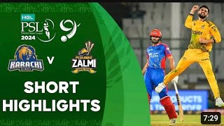 Short Highlights | Karachi Kings vs Peshawar Zalmi | Match 29 |HBL PSL 9 #hblpsl9