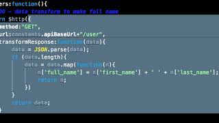 Angular Data Transformer Transform Response