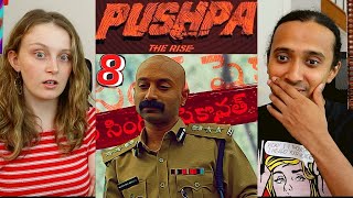PUSHPA The Rise Movie *FAFA INTRO* Scene REACTION | Allu Arjun - Part 8