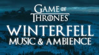 Game of Thrones Music & Ambience | Winterfell Snowfall at Dusk