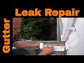 How to repair a Gutter Leaking - Turbo Poly Seal DIY