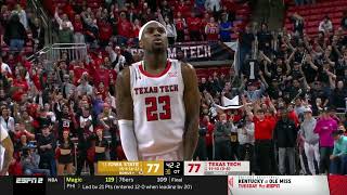 Texas Tech Historic 23 Point Comeback | Texas Tech vs Iowa State Full Ending 01-30-23