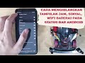 menghilangkan tampilan jam pada status bar android 12 , status bar google pixel 4 xl