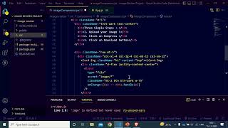 3. Developing the main logic | Image Resizer Web Project | React JS Project Tutorial | #project