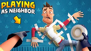PLAYING AS THE NEIGHBOR BUT I MESSED UP… (Part 15) | Hello Neighbor Gameplay (Mods)