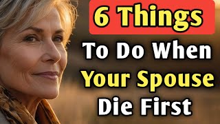 6 Crucial Things to Do When Your Spouse Dies First: Don’t Wait Until It’s Too Late