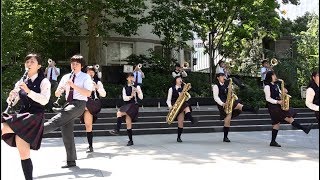 大西学園中高等学校吹奏楽部①『Make Her Mine』@コンサートの森・第十二回銀座柳まつり