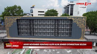 AKHIR NOVEMBER RENOVASI ALUN ALUN JEMBER DITARGETKAN SELESAI