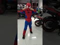 Spiderman Costume (Offering happiness with products)