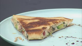 Dishin' It: Avocado Caprese Chicken Quesadillas Part 3