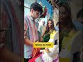 #tejaswiprakash and #karankundra Taking His Ganpati Bappa Home #tejran