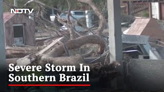 13 Dead, 10 Missing After Cyclone Rips Through Southern Brazil