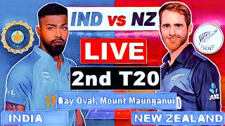 🔴Live: India Vs New Zealand | CRICKET LIVE | 2nd T20 | LIVE CRICKET MATCH TODAY | Real Cricket 22