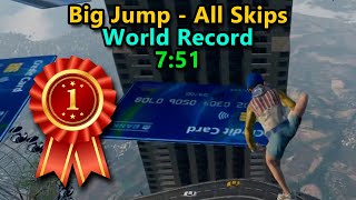 (old) WORLD RECORD Only Up! Big Jump - All Skips 7:51 WR