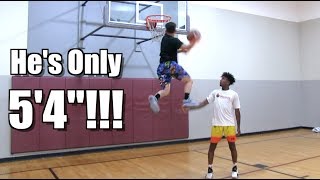 5'4" Dunker Andrew McFly Can WINDMILL!! + Tyler Currie/ Elijah Bonds