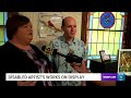 disabled artist s work on display in schuylkill county