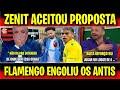 PARA TUDO! ZENIT ACEITOU A PROPOSTA MILIONÁRIA PRA VENDER CLAUDINHO! NOTÍCIAS DO FLAMENGO