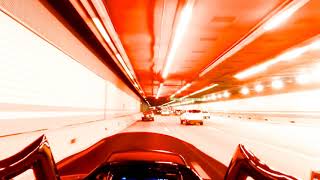 Zakim Bridge. 93S tunnel.  on 21 Roadglide.