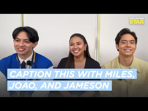 Caption This Challenge with ‘Padyak Princess’ stars Miles, Joao, and Jameson