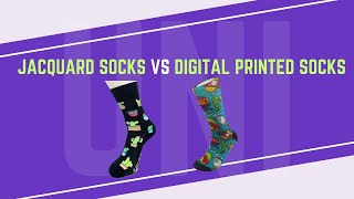 A Comprehensive Comparison of Jacquard Socks \u0026  Digital printed socks