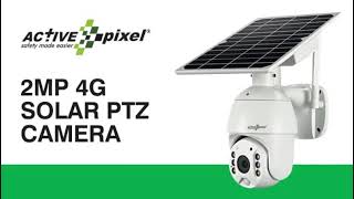 Activepixel 2mp 4g solar camera ptz