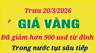 Giá vàng hôm nay 9999 trưa ngày 20/3/2026- GIÁ VÀNG NHẪN 9999- Bảng giá vàng sjc, 24k 18k