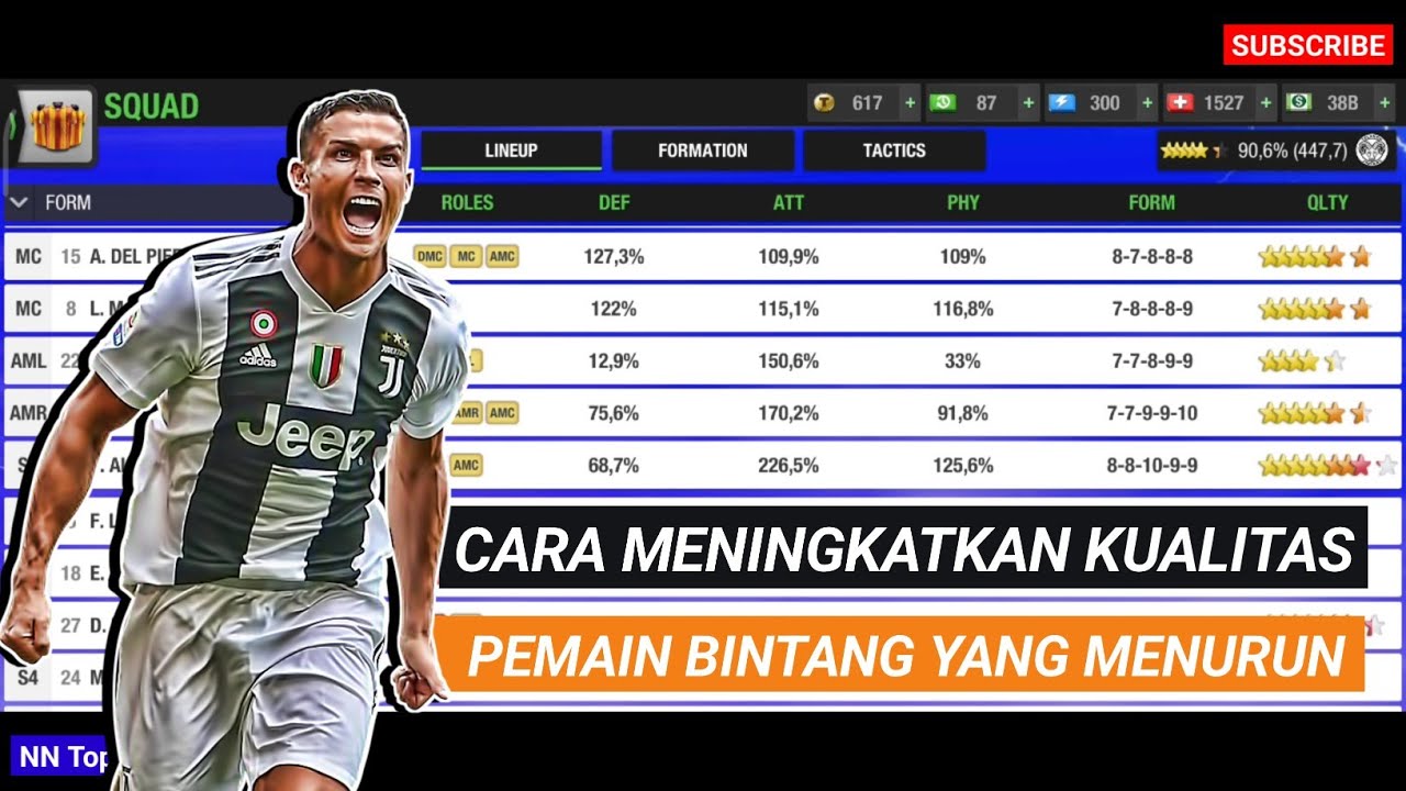 Cara Meningkatkan Kualitas Bintang Pemain Yang Menurun 🔥 Top Eleven ...