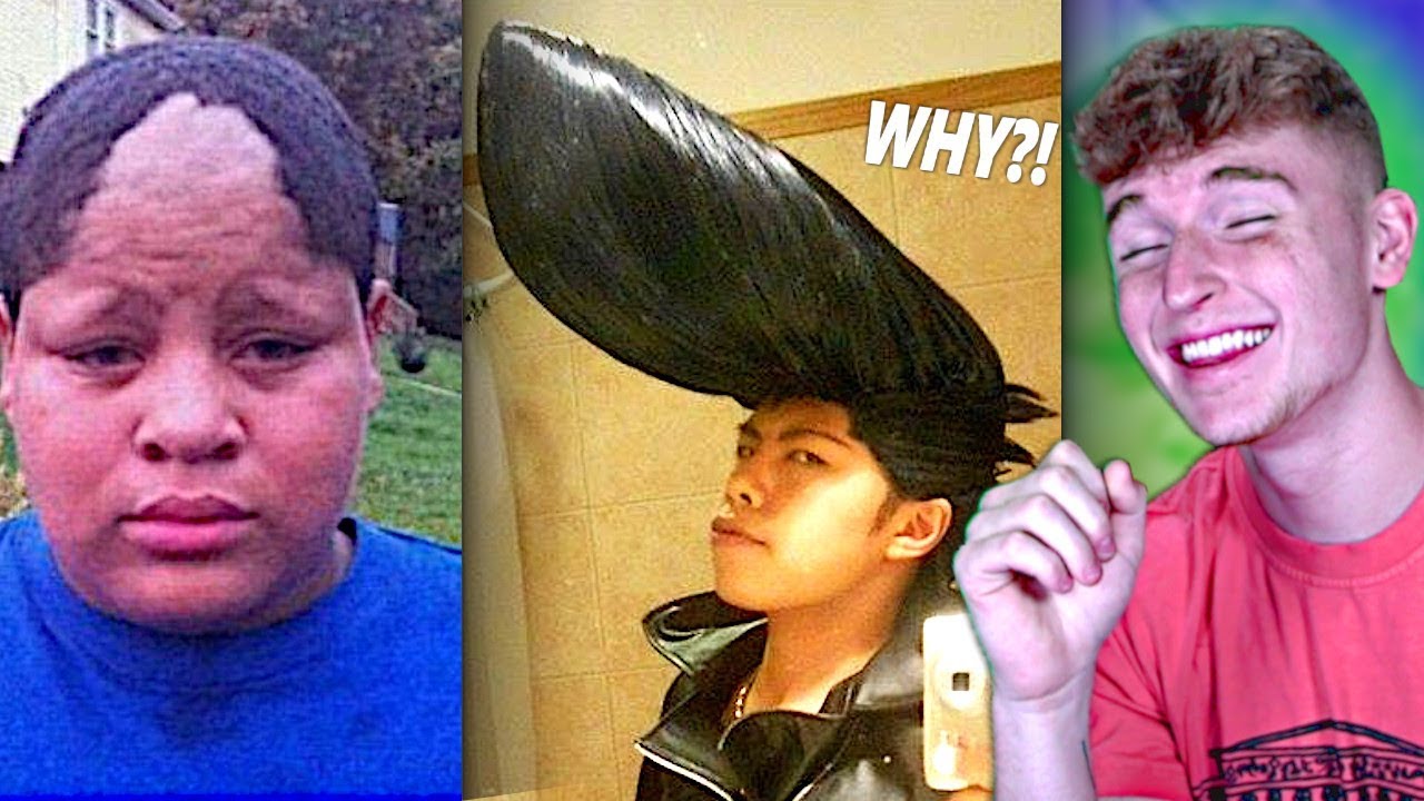 The WORST Haircuts Of All Time.. (Too Far) - YouTube