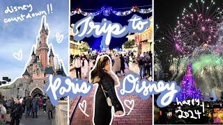 Trip to Paris Day 4 VLOG | PARIS DISNEYLAND | NEW YEARS COUNTDOWN REALITY???