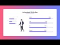 Animated Skills Bar Using HTML & CSS | devRasen | Create A Responsive Animated Skills Bar