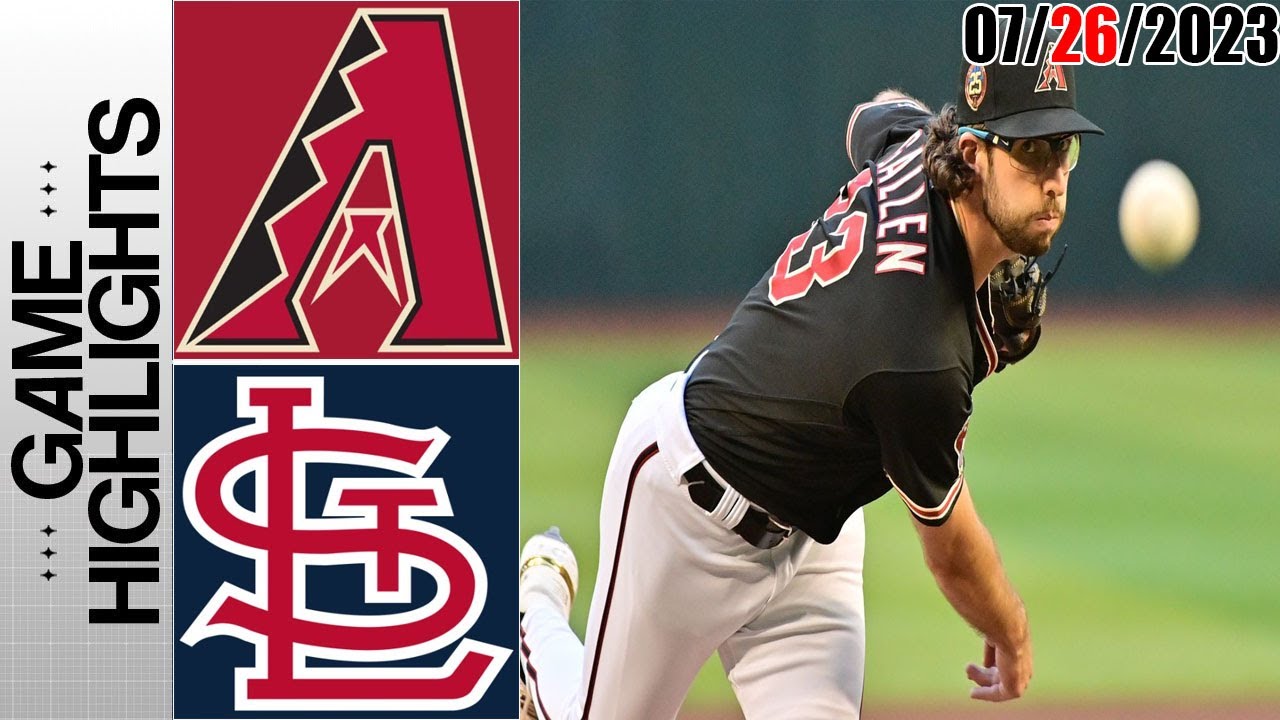 Arizona Diamondbacks Vs St.Louis Cardinals GAME HIGHLIGHTS | MLB To Day ...