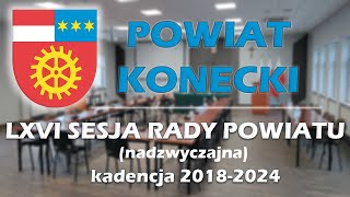 Powiat Konecki - LXVI Sesja Rady Powiatu w Końskich (15-12-2023)