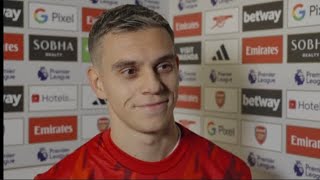 Leandro Trossard Post Match Interview | Arsenal 3-1 Burnley