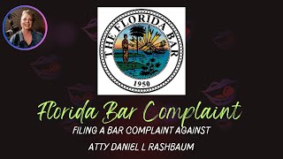 Bar Complaint - Daniel Rashbaum