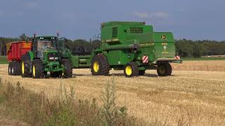 ZOMERGERST OOGSTEN MET EEN JOHN DEERE 1188 S ll HIJDRO /4 JOHN DEERE 6620  / 7710