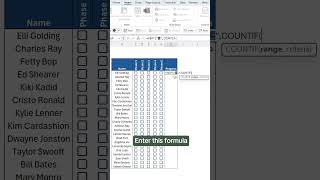 How to create satisfying checkbox progress bars. ✅ #excel #tutorial