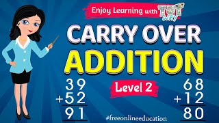 Addition with Carrying: Carry Over Addition (Grade 1 & 2 Maths) | Tutway