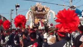 吉美屋台　大平橋～２０１５　魚吹八幡神社秋祭り　昼宮　２２