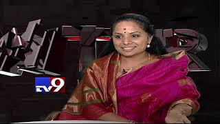 K. Kavitha in Encounter with Murali Krishna - TV9