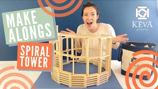 How to Build Spiral Tower |  Make Alongs | KEVA Planks