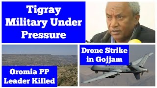 Tigray Military Under Pressure | Oromia PP Leader Killed | Drone Strike in Gojjam Amhara