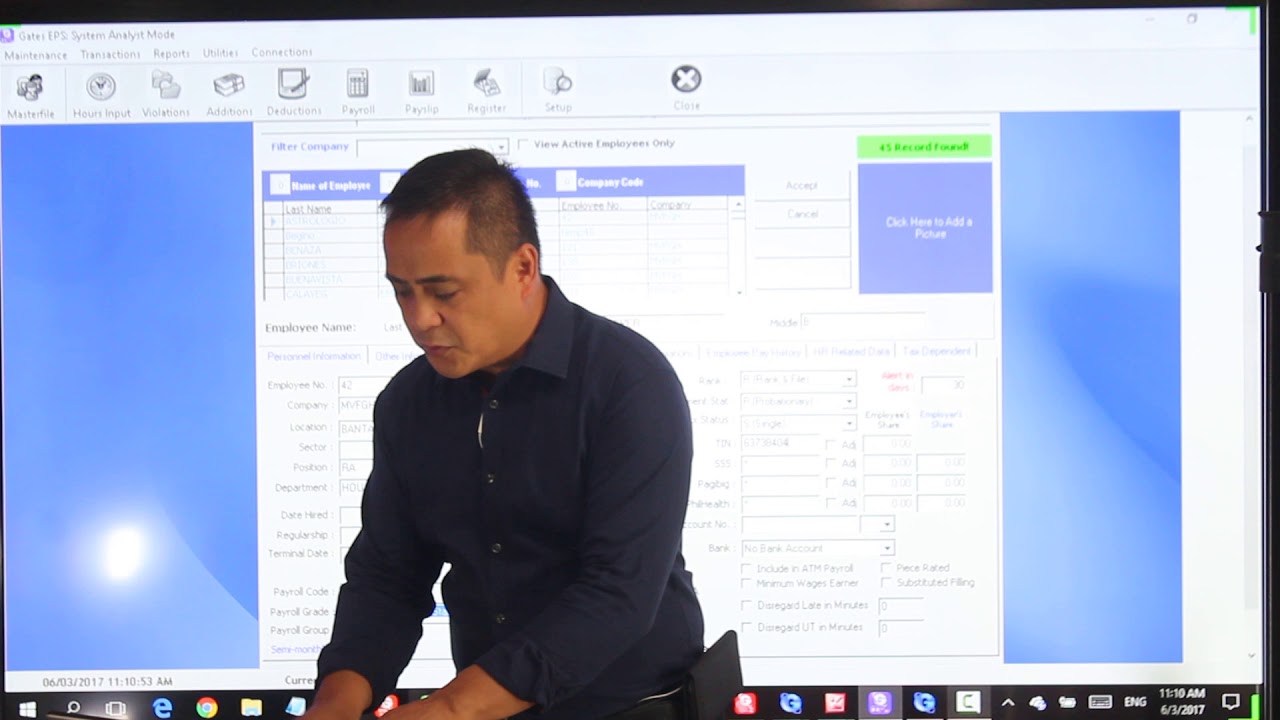 Easy Payroll System Demo Overview Part 2 Youtube