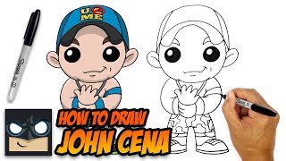 How to Draw John Cena | WWE Superstars