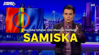 Svenska nyheter om att allt färre pratar samiska