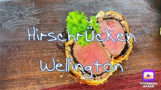 Hirschrücken Wellington| Hirschrücken im Blätterteig| @tommis_barbq