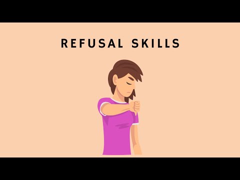 What are two effective refusal strategies for avoiding the use of alcohol?